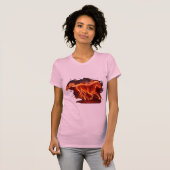 T-shirt Cheval de feu (Devant entier)