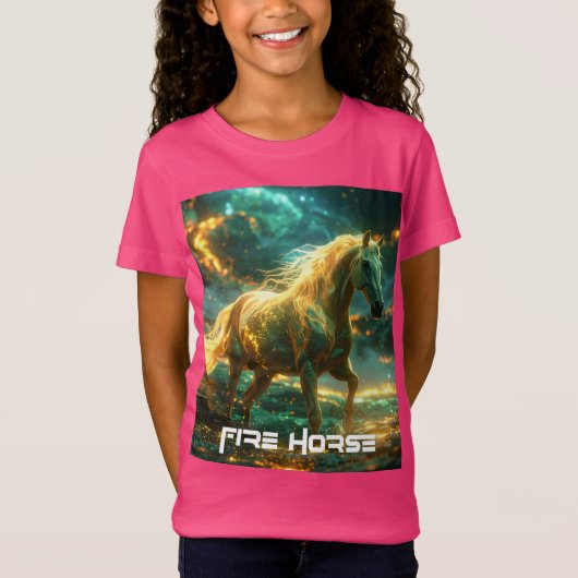 T-Shirt CHEVAL DE FEU - ZODIAQUE CHINOIS - (Devant)