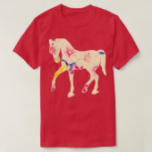 T-shirt Cheval de fleurs1 (Design devant)