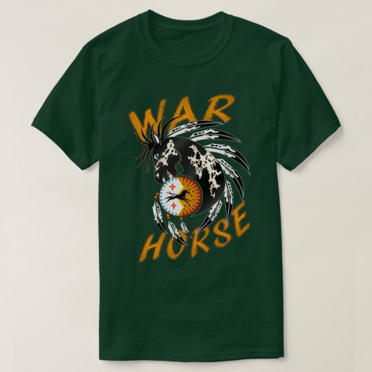 T-shirt Cheval de guerre 4 (Design devant)