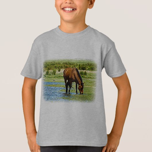 T-shirt Cheval de la baie (Devant)