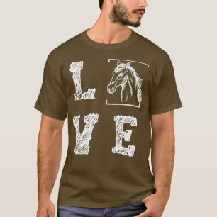 T-shirt Cheval de l'amour