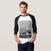 T-shirt Cheval de l'île de Sable (Devant entier)