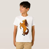 T-shirt Cheval de miel (Devant entier)