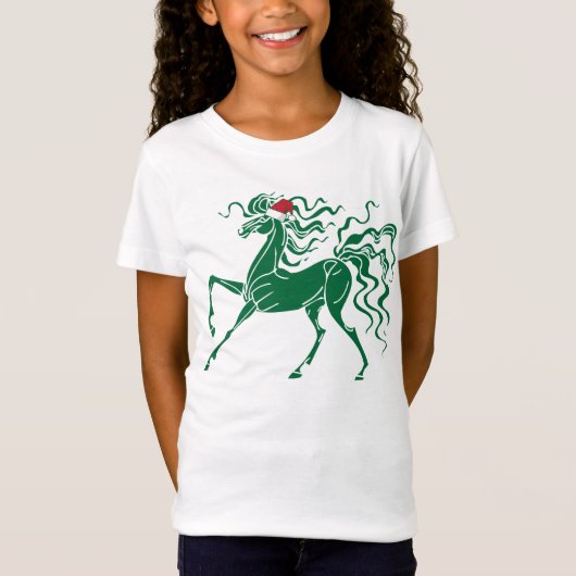 T-Shirt Cheval de Noël (Devant)