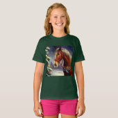 T-shirt Cheval de Noël 1 (Devant entier)
