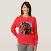 T-shirt Cheval de Noël 2 (Devant entier)