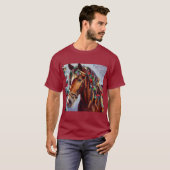 T-shirt Cheval de Noël 2 (Devant entier)
