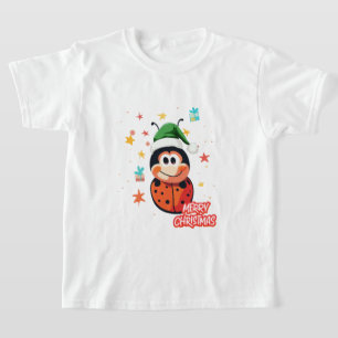 T-shirt Cheval de Noël Ladybug