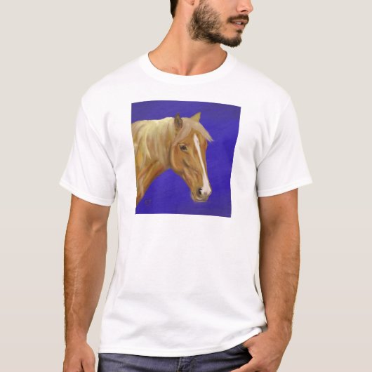 T-shirt Cheval de palomino (Devant)