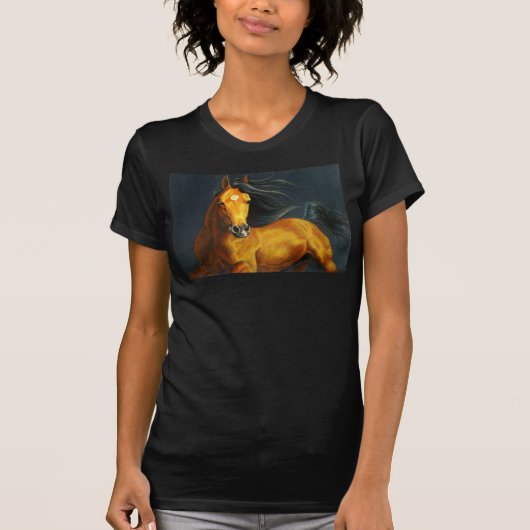 T-shirt Cheval de peau de daim (Devant)