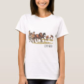 T-shirt Cheval de Reste sauvage (Devant)