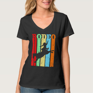 T-shirt Cheval de Rodéo Vintage Rétro