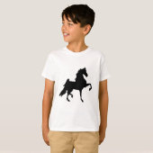 T-shirt Cheval de Saddlebred d'Américain (Devant entier)