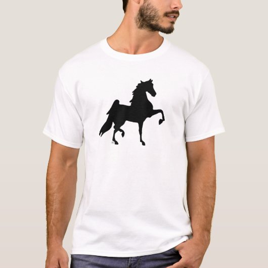 T-shirt Cheval de Saddlebred d'Américain (Devant)
