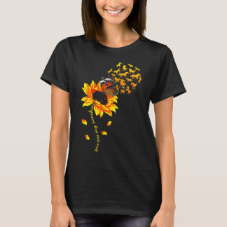 T-shirt Cheval De Tournesol Pour Homme Femme