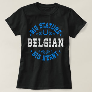 T-shirt Cheval de trait belge de grande stature et grand c