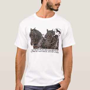 T-shirt Cheval de trait frison d'aspirant de Percheron