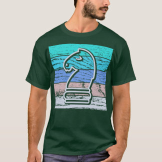T-shirt Cheval d'échecs Retro 3