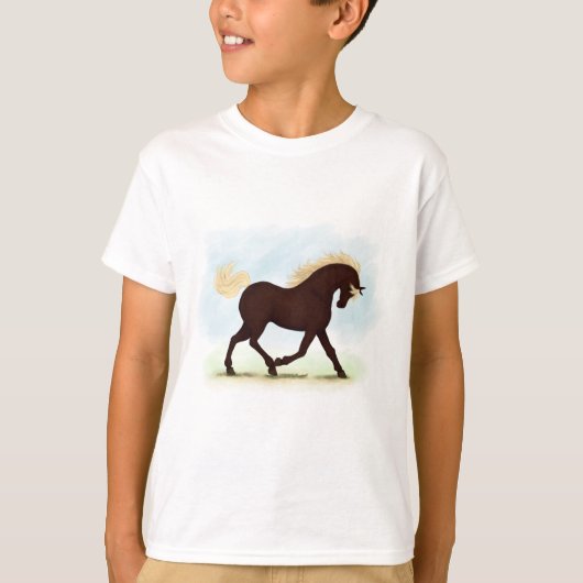 T-shirt Cheval des Rocheuses (Devant)
