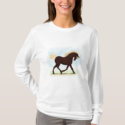 T-shirt Cheval des Rocheuses (Devant)