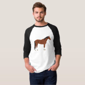 T-shirt Cheval Design (Devant entier)