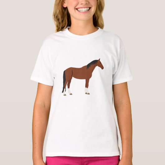 T-shirt Cheval Design (Devant)