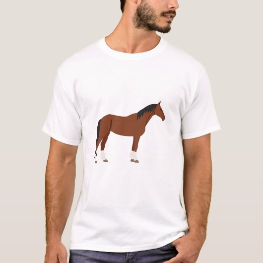 T-shirt Cheval Design (Devant)