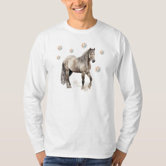 T-shirt Cheval d'hiver (Devant)