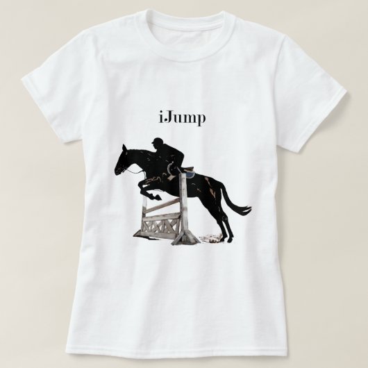 T-shirt Cheval d'iJump d'amusement (Design devant)