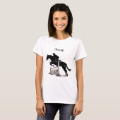 T-shirt Cheval d'iJump d'amusement (Devant entier)
