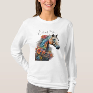T-shirt Cheval d'Imaginaire vibrant