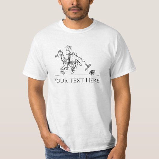 T-shirt Cheval du Joueur de Polo moderne (Devant)