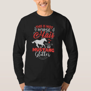 T-shirt Cheval du Mustang Dit Des Filles Cadeaux Femmes Ch