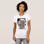 T-shirt Cheval du zoo blanc (Devant entier)