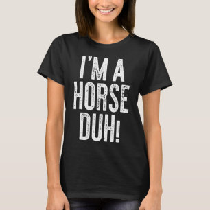 T-shirt Cheval Duh Costume Gif