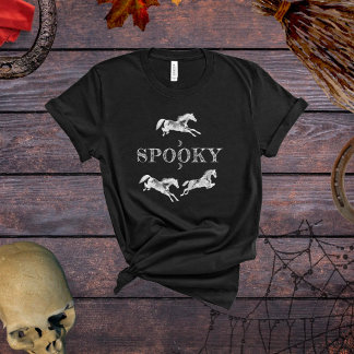 T-shirt Cheval "Éffrayant" d'Halloween