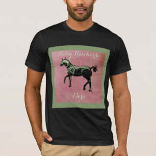 T-shirt cheval en action