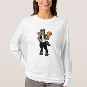 T-shirt Cheval en arbitre avec basket et sifflet