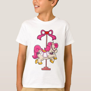 T-shirt Cheval en cheval de carrousel.PNG