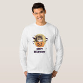 T-shirt Cheval En Chevaux Doux Citrouille Joyeux Halloween (Devant entier)
