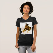 T-shirt Cheval en course (Devant entier)
