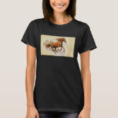 T-shirt Cheval en course (Devant)