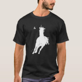 T-shirt Cheval en course dynamique (Devant)