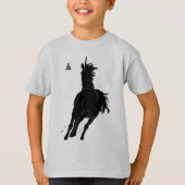 T-shirt Cheval en course dynamique (Devant)