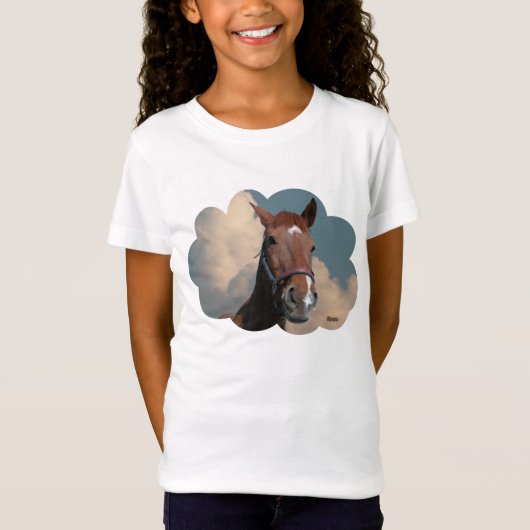 T-Shirt Cheval en nuage 01 (Devant)