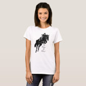 T-shirt Cheval équestre de Hunter Jumper (Devant entier)
