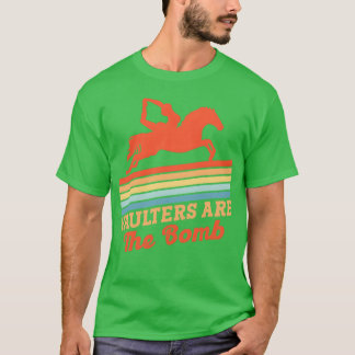T-shirt Cheval équestre Vaulting Bomb Vaulter Horseback v