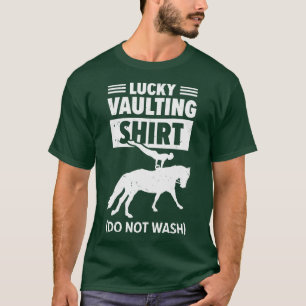 T-shirt Cheval équestre Vaulting Funny Lucky Horseback Ri