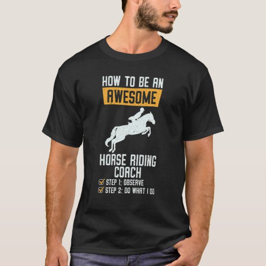 T-shirt Cheval Equestre Voûte Vaulter Équitation (Devant)